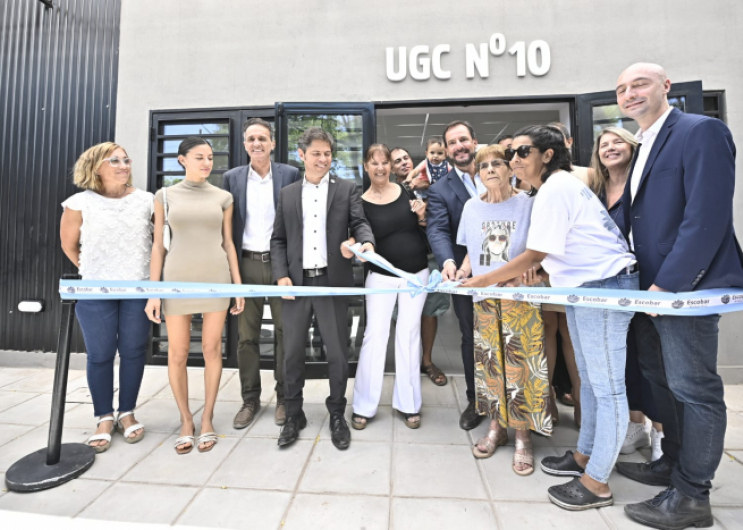 Escobar: Kicillof inauguró el Centro Cívico de Matheu “Juana Obregozo”