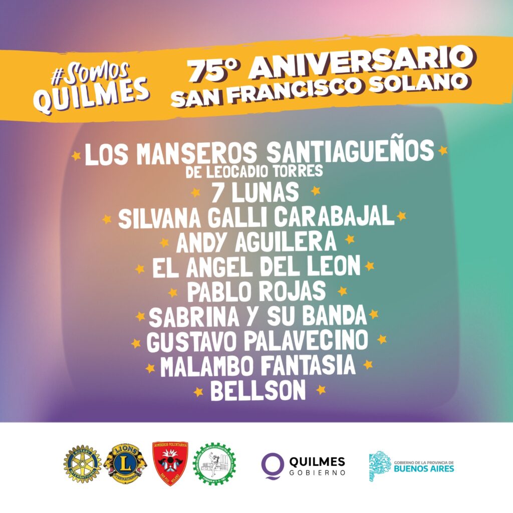 Solano de festejo por su 75° aniversario – Cambio21