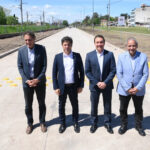 Kicillof y Watson inauguraron obras de infraestructura en el barrio Villa Argentina