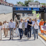 Cascallares y Katopodis inauguraron el nuevo paso a nivel de Rafael Calzada